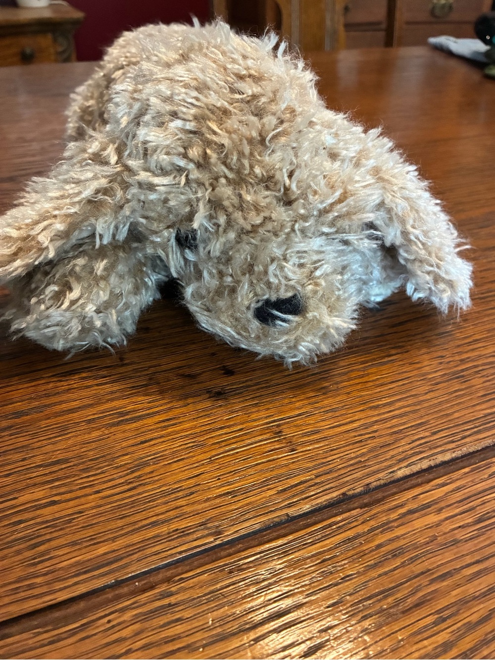 Plush Tan Puppy Stuffed Animal - Soft Cuddly Toy